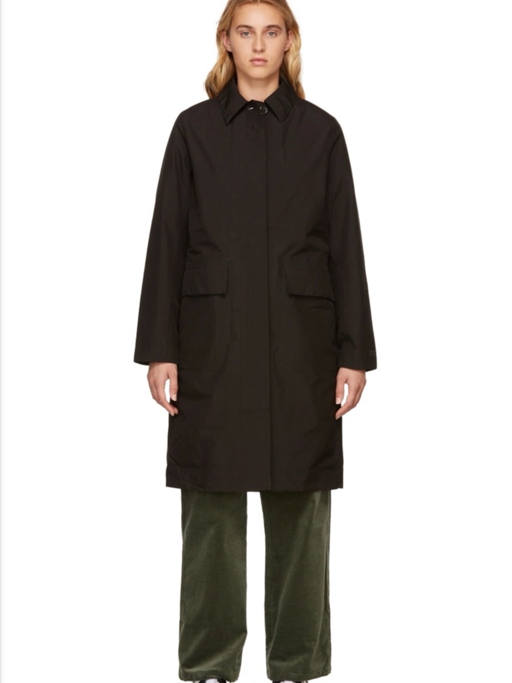 Bottega Venata Black Women's Mid-Length Coat